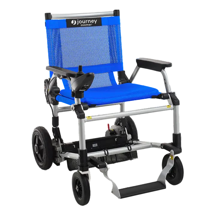 Journey Zoomer Folding Powerchair Blue