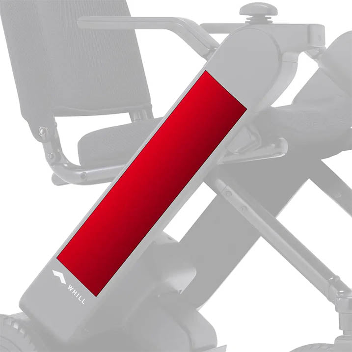 WHILL Model F Arm Covers Red