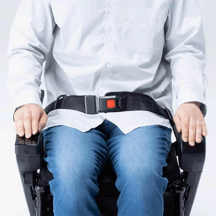 WHILL Lap Belt Kit Lifestyle
