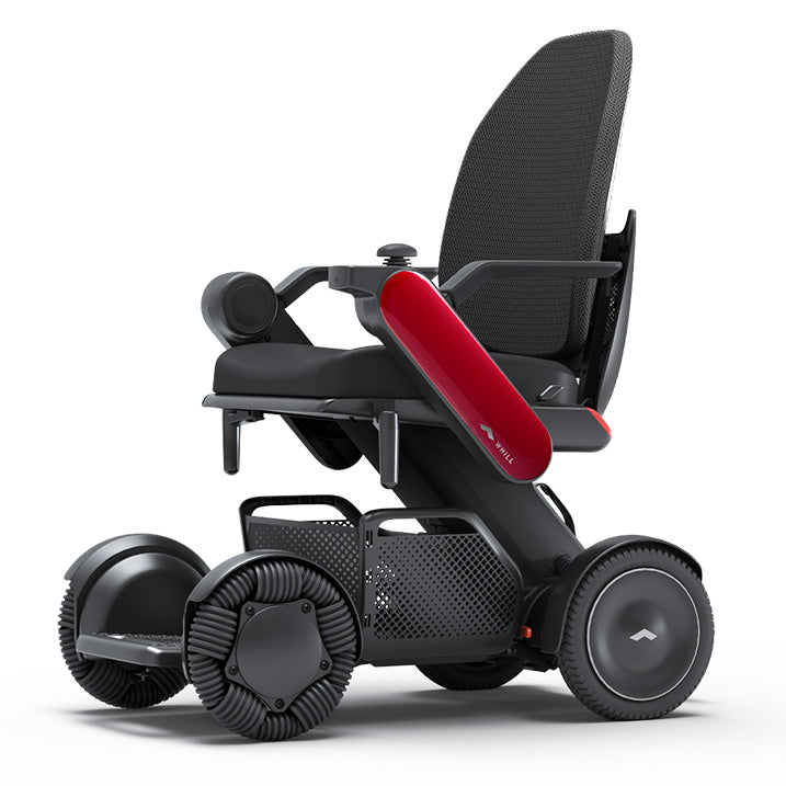 Red WHILL Model C2 highback