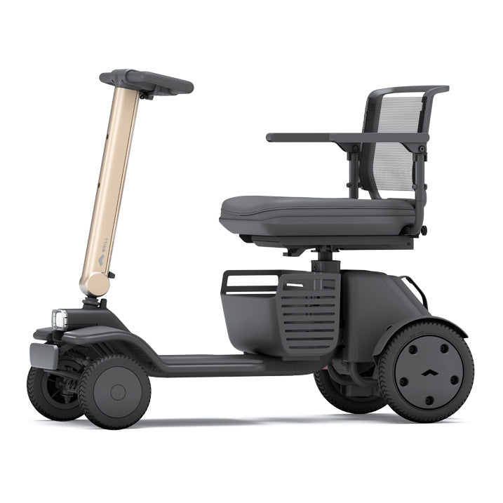 WHILL Model R 4 Wheel Mobility Scooter Gold