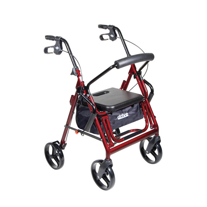 Drive Duet Dual Function Transport Wheelchair Front 2