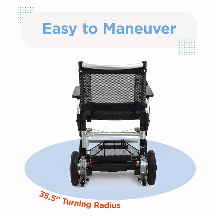 Journey Zoomer Folding Powerchair Easy to Maneuver