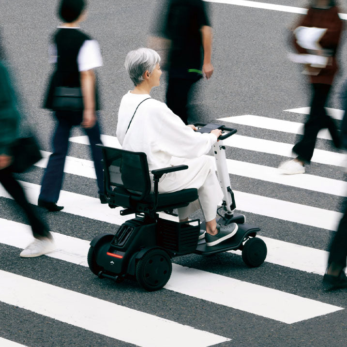 WHILL Model R 4 Wheel Mobility Scooter Lifestyle 4