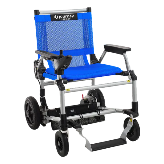 Journey Zoomer Folding Powerchair Blue