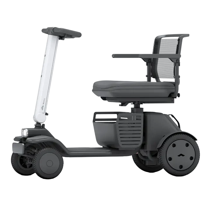 WHILL Model R 4 Wheel Mobility Scooter White