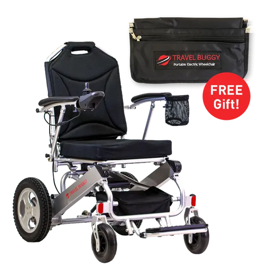 Travel Buggy City 2 Plus Folding Powerchair black