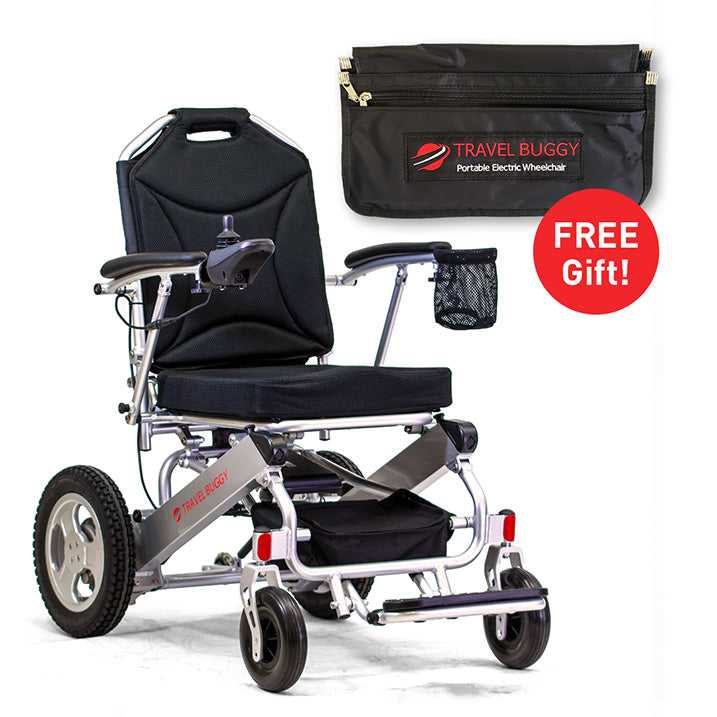 Travel Buggy City 2 Plus Folding Powerchair free gift