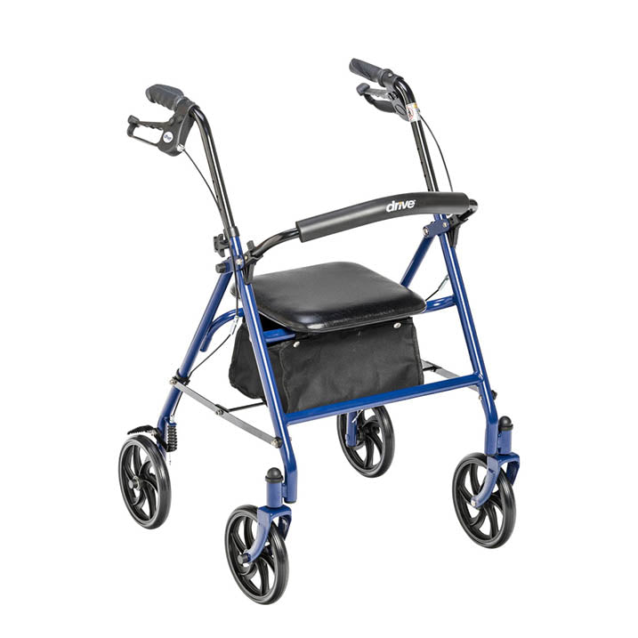 Drive 4 wheel Rollator Blue