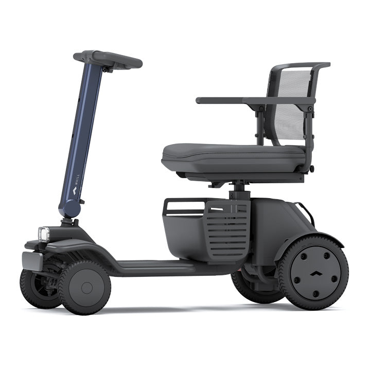 WHILL Model R 4 Wheel Mobility Scooter Blue