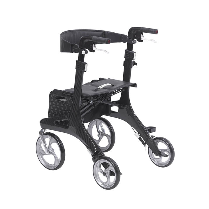 Drive Nitro Elite Carbon Fiber Rollator back