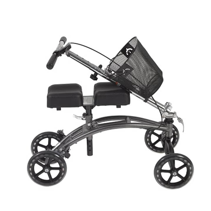 Drive Dual Pad Steerable Knee Walker with basket
