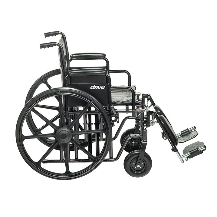 Drive Extra heavy duty wheelchair side