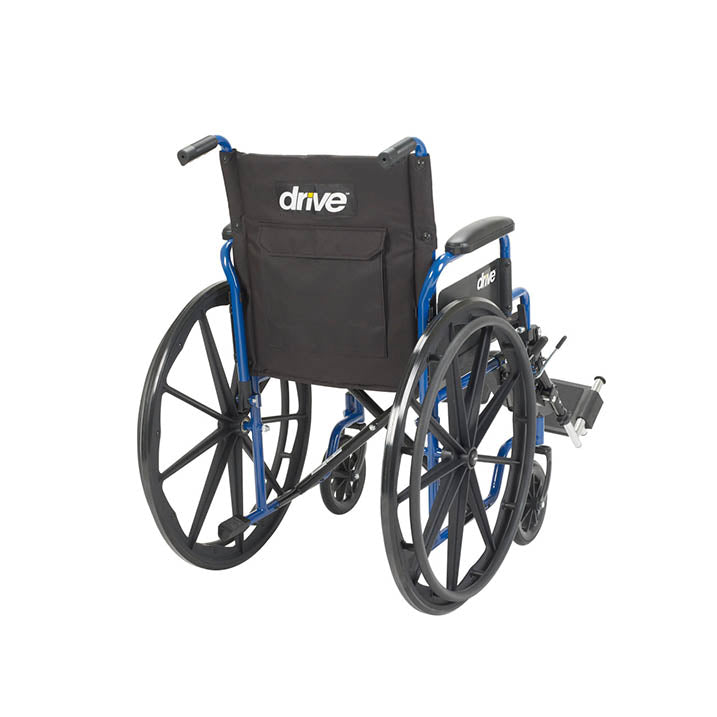 Drive Blue Streak Wheelchair with Flip Back Desk Arms