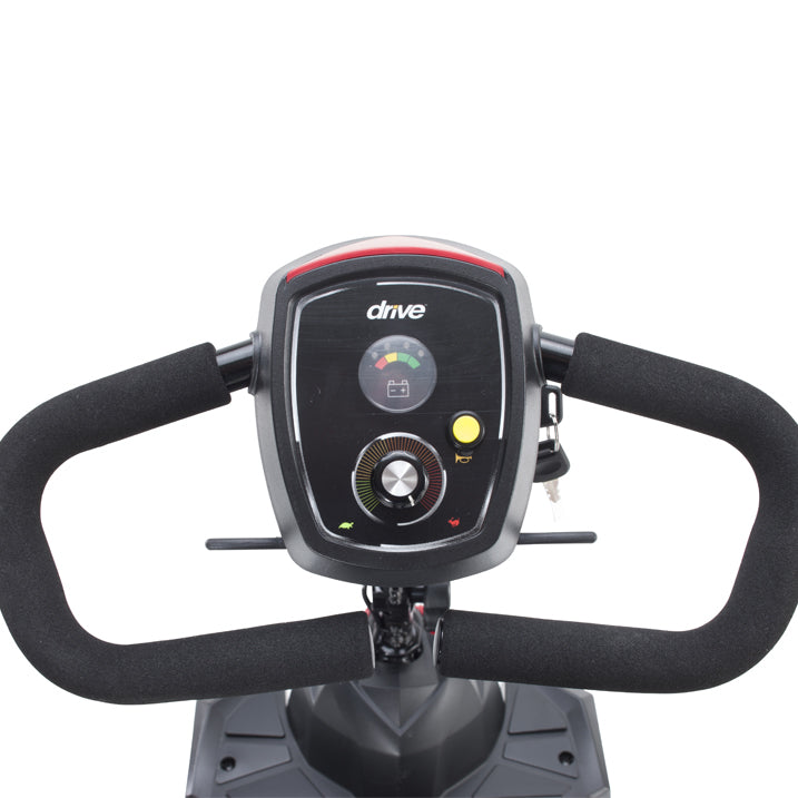 Drive Scout Compact 3-Wheel Scooter steering