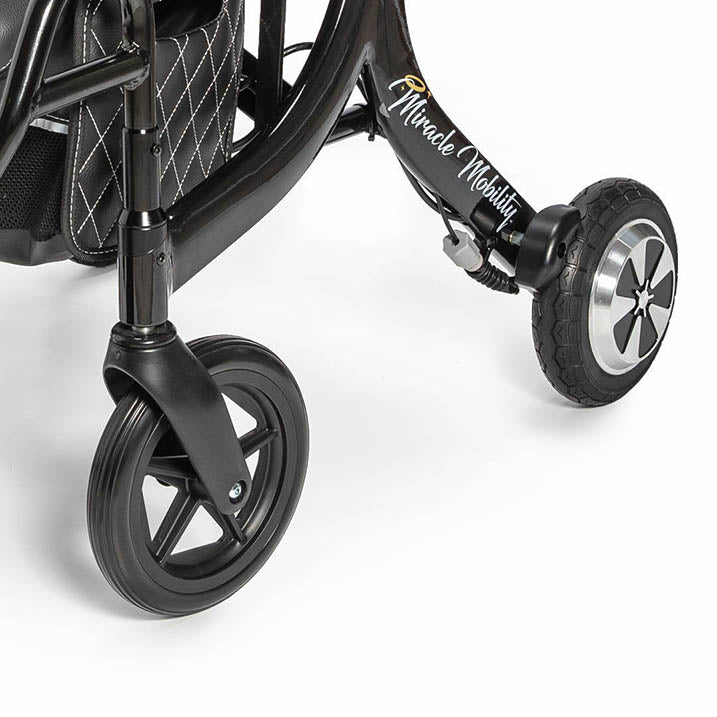Miracle Mobility 4N 1 Electric Wheelchair tires open box