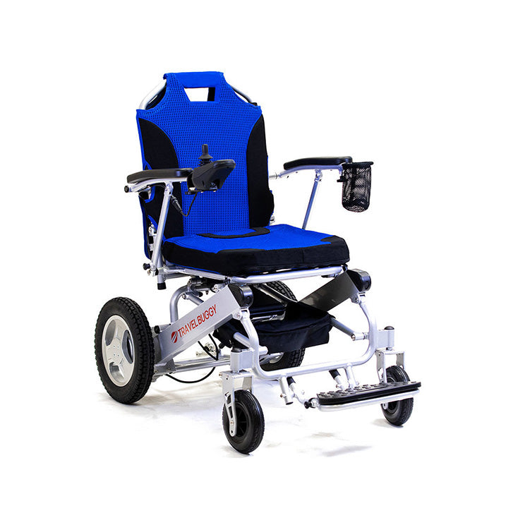 Travel Buggy City 2 Plus Folding Powerchair blue
