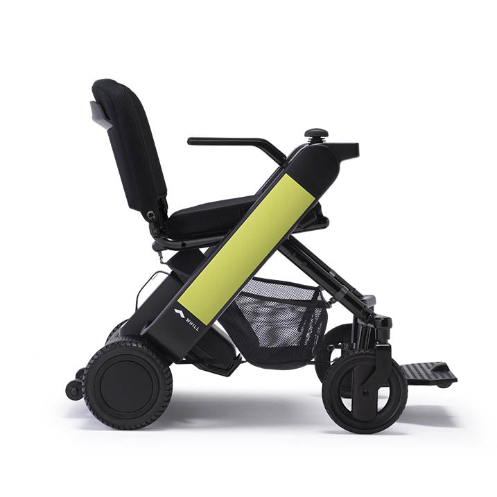 WHILL Model F Folding Powerchair Green