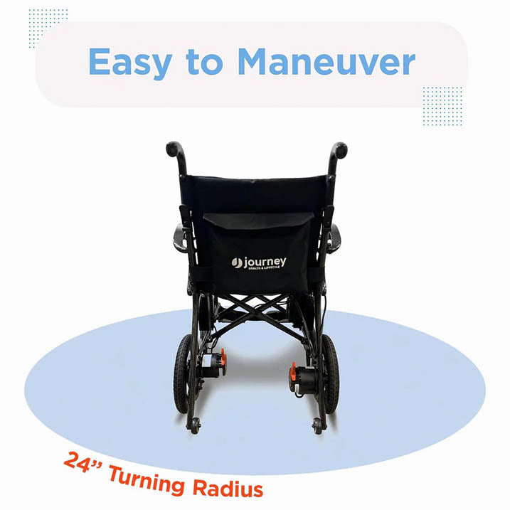 Journey Air Elite Folding Powerchair easy to maneuver