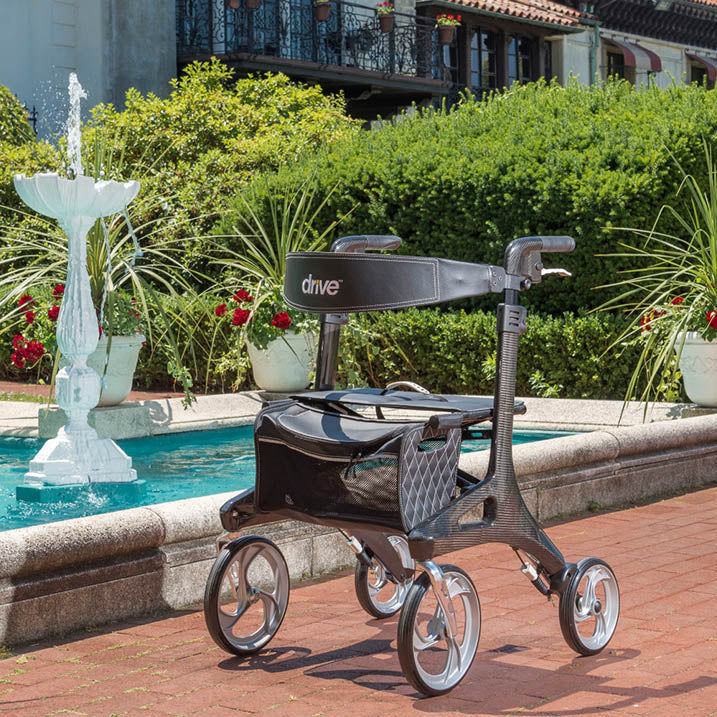 Drive Nitro Elite Carbon Fiber Rollator Lifestyle 2