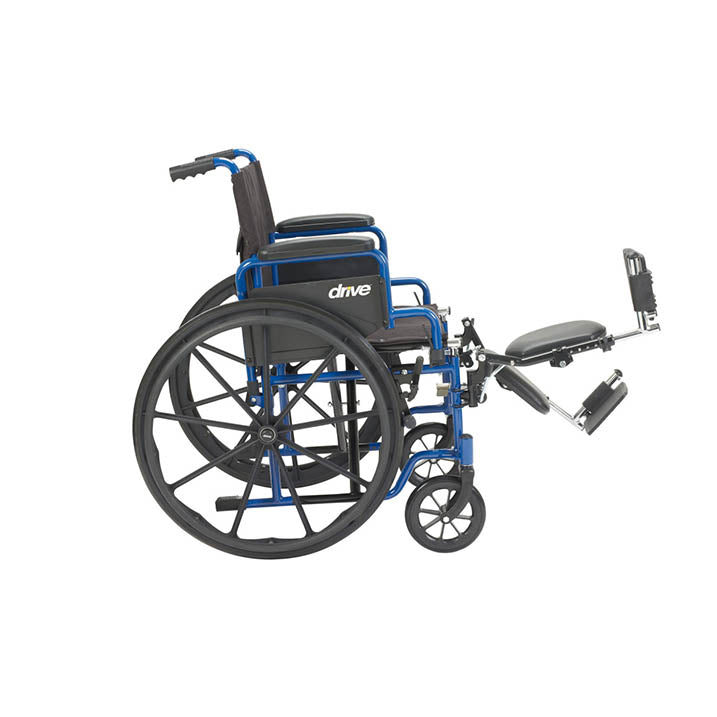 Drive Blue Streak Wheelchair with Flip Back Desk Arms