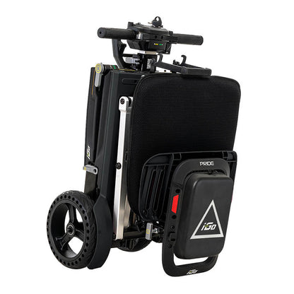 Pride i Go Folding Scooter Black folded