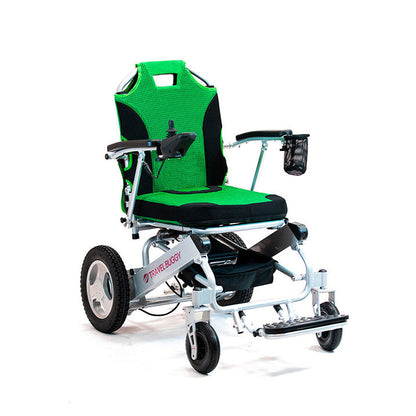 Travel Buggy City 2 Plus Folding Powerchair Green