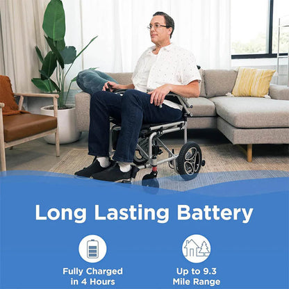 Journey Air Elite Folding Powerchair Long lasting Battery