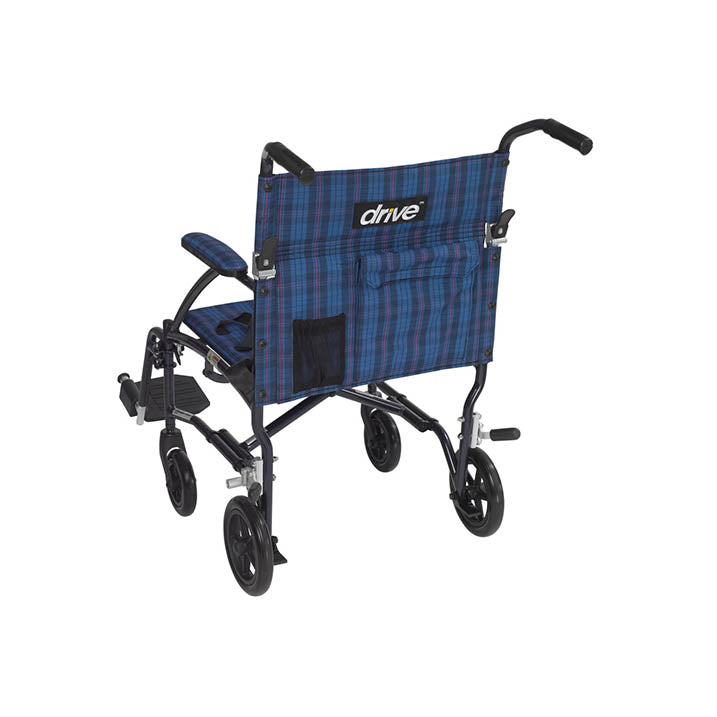 Drive Ultra lightweight wheelchair Blue back
