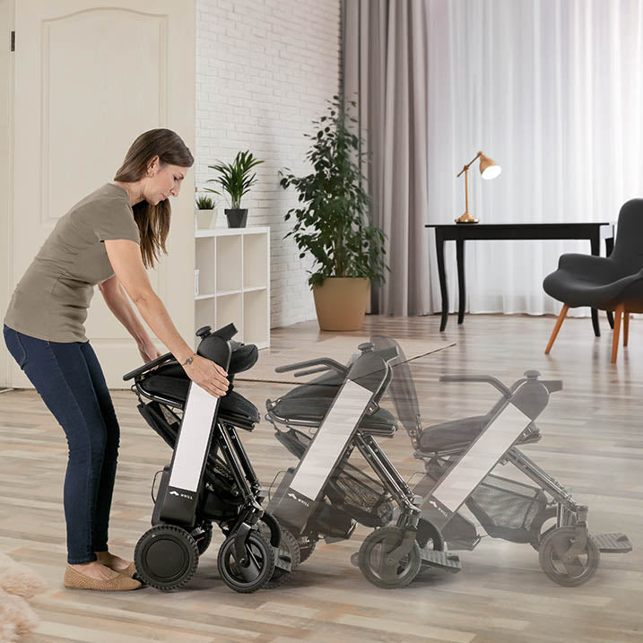 WHILL Model F Folding Powerchair Folding images
