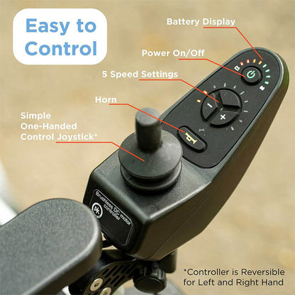Journey Zoomer Folding Powerchair Easy to Control