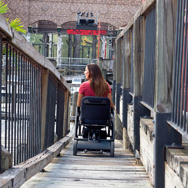 WHILL Model F Folding Powerchair Lifestyle 2