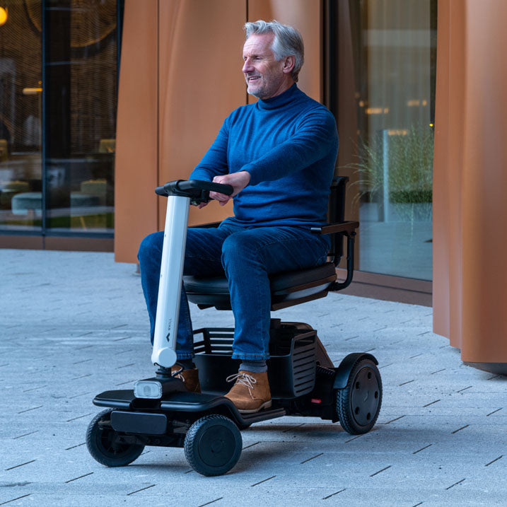 WHILL Model R 4 Wheel Mobility Scooter Lifestyle 3