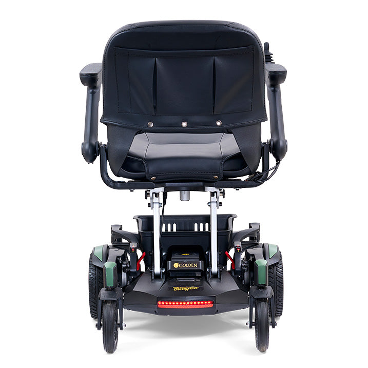 Golden Technologies Buzzaround Carry-On Power Chair green