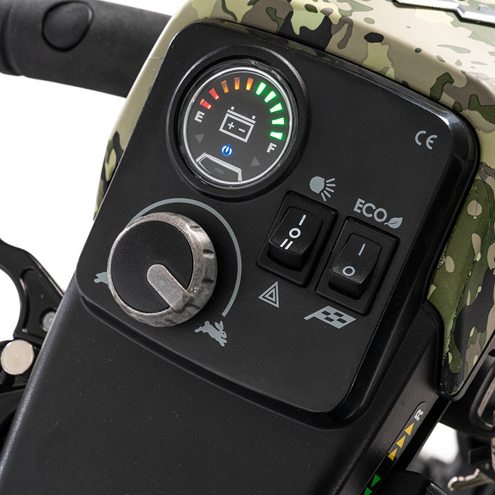 Pride Baja Bandit Steering close up