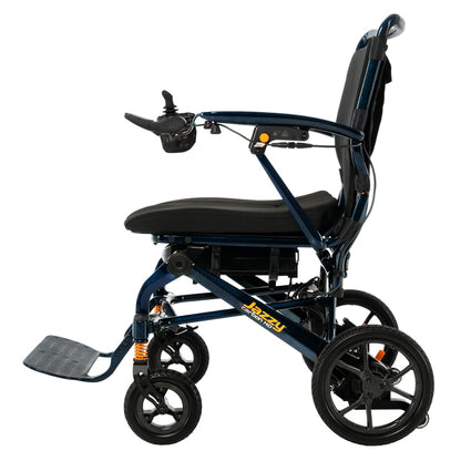 Pride Jazzy carbon HD electric wheelchair on a white background Night Sky Side