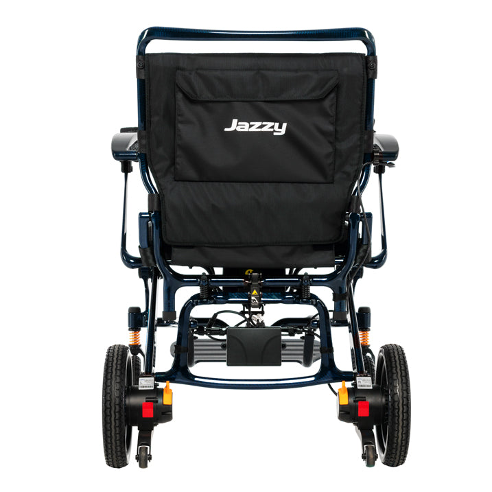 Pride Jazzy carbon HD electric wheelchair on a white background Night Sky back