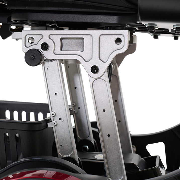 Close-up of a mechanical component, possibly from a vehicle or machinery, with a white background.