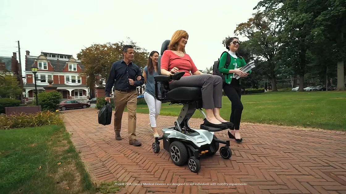 Load video: Scootaround Pride Victory 10 Product Video